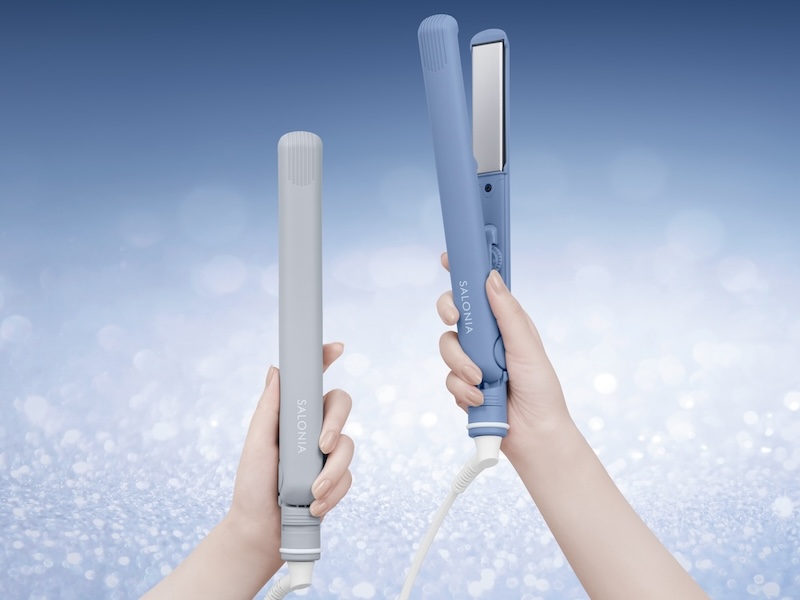 サロニア ストレートヘアアイロン 24mmは、120〜230℃で温度調整できる