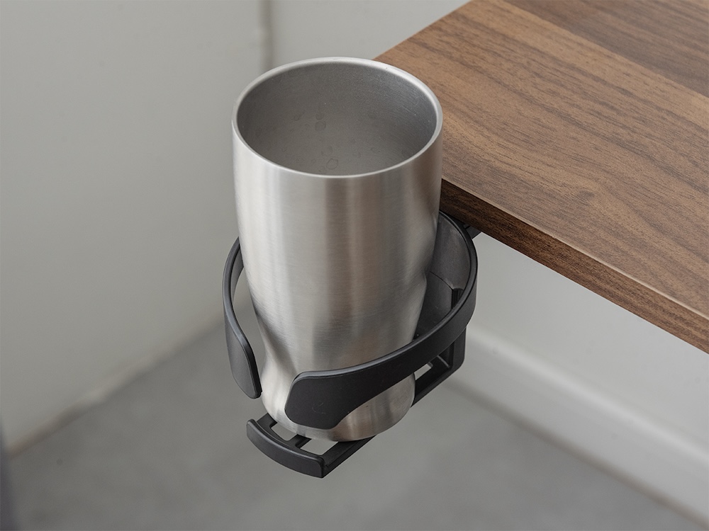 付属のドリンクホルダー