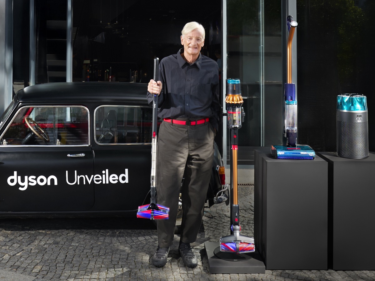 ダイソン創業者のジェームズ・ダイソンさんが新製品を発表