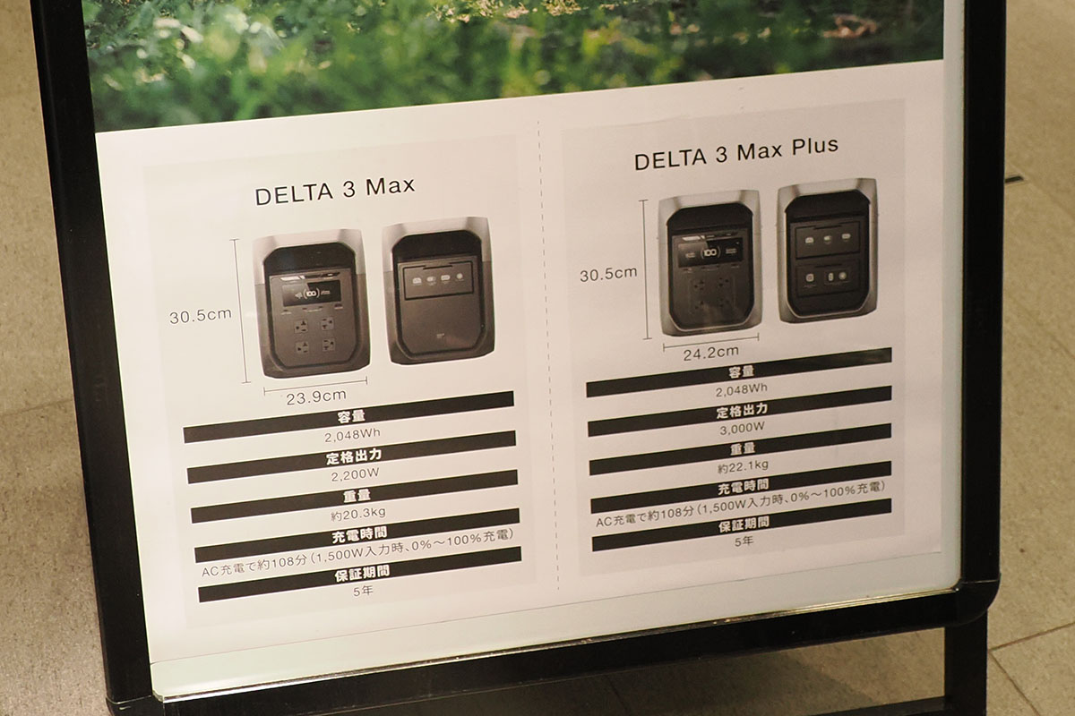 2モデルの主な違い