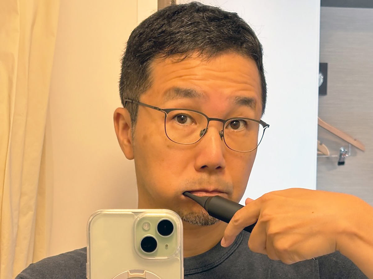 EMSはピリピリ、チクチクした刺激。口内は水分が多い分、痛みもダイレクトに感じられる