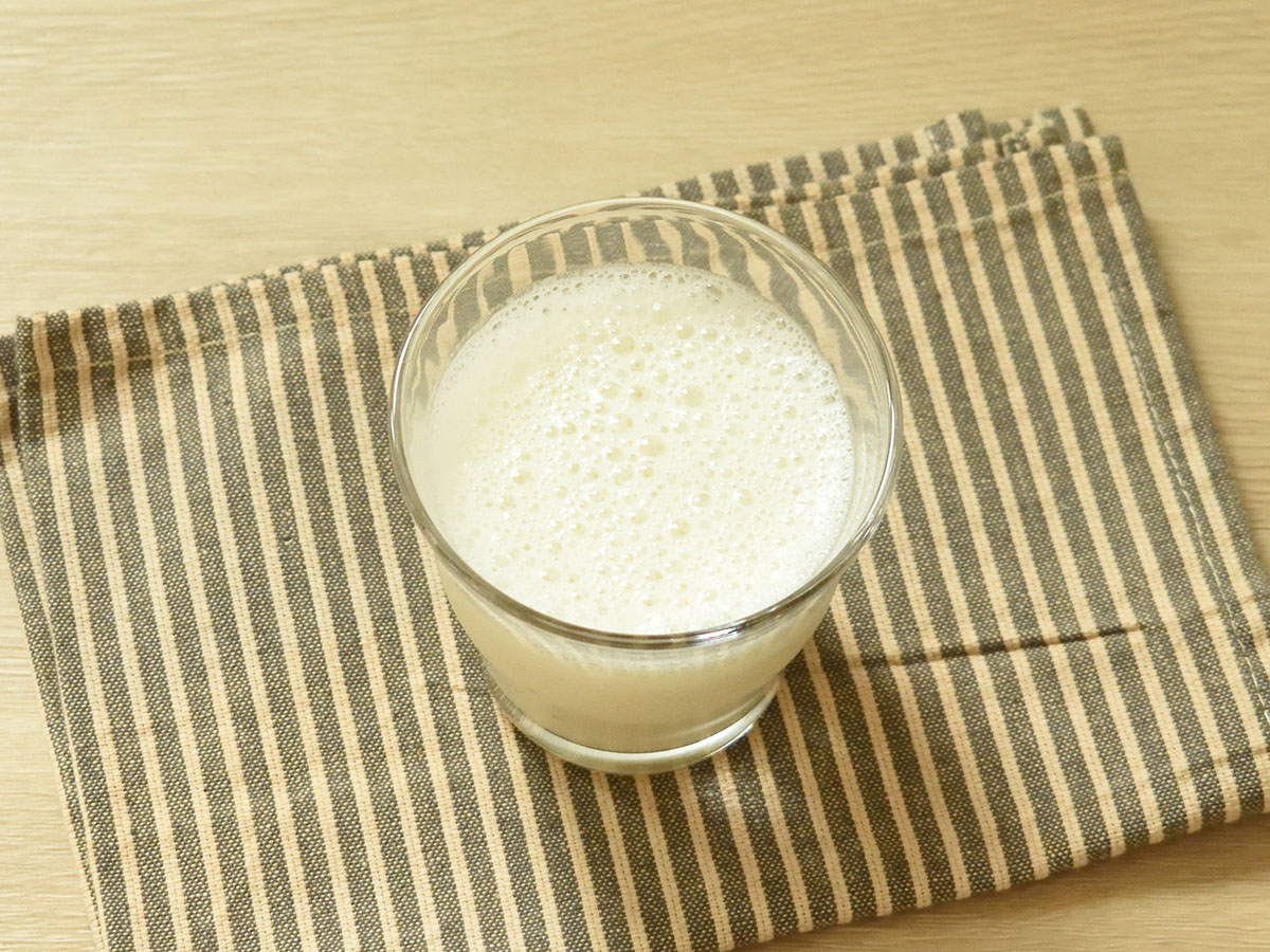 染み出たホエイはスムージーにすればおいしくいただけます