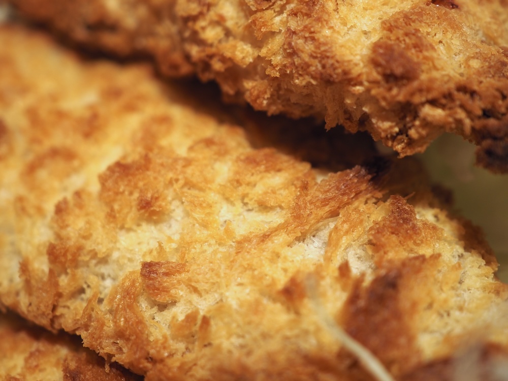 揚げ物とはちょっと異なる風味だけれど、これはこれで美味しい