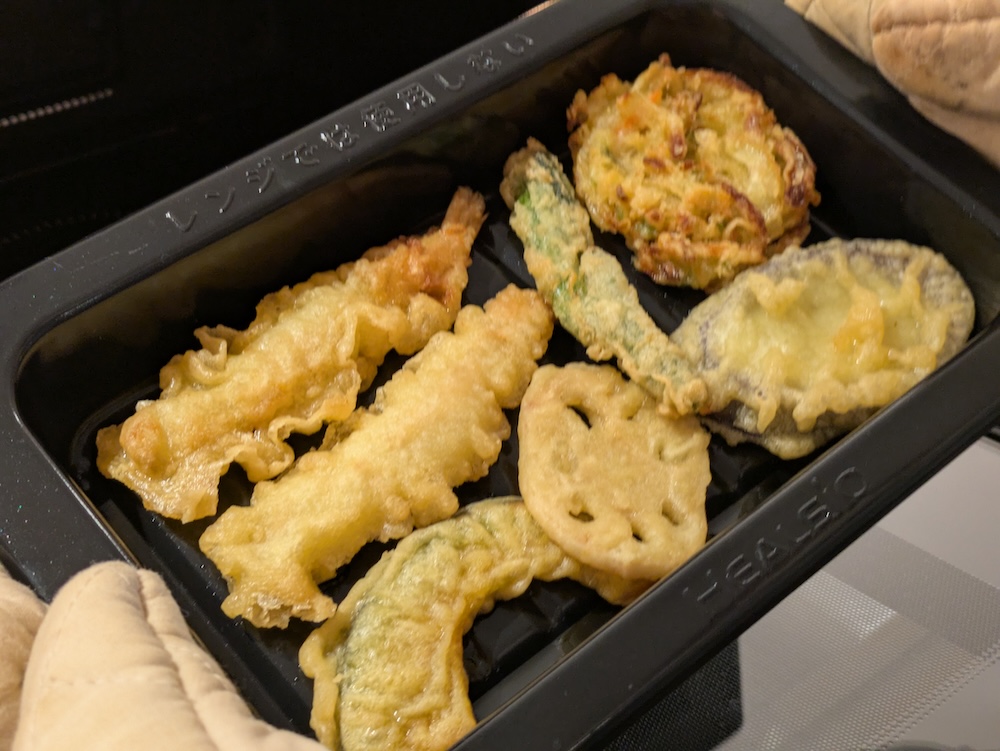 温め完了時。見た目に目立った変化はない