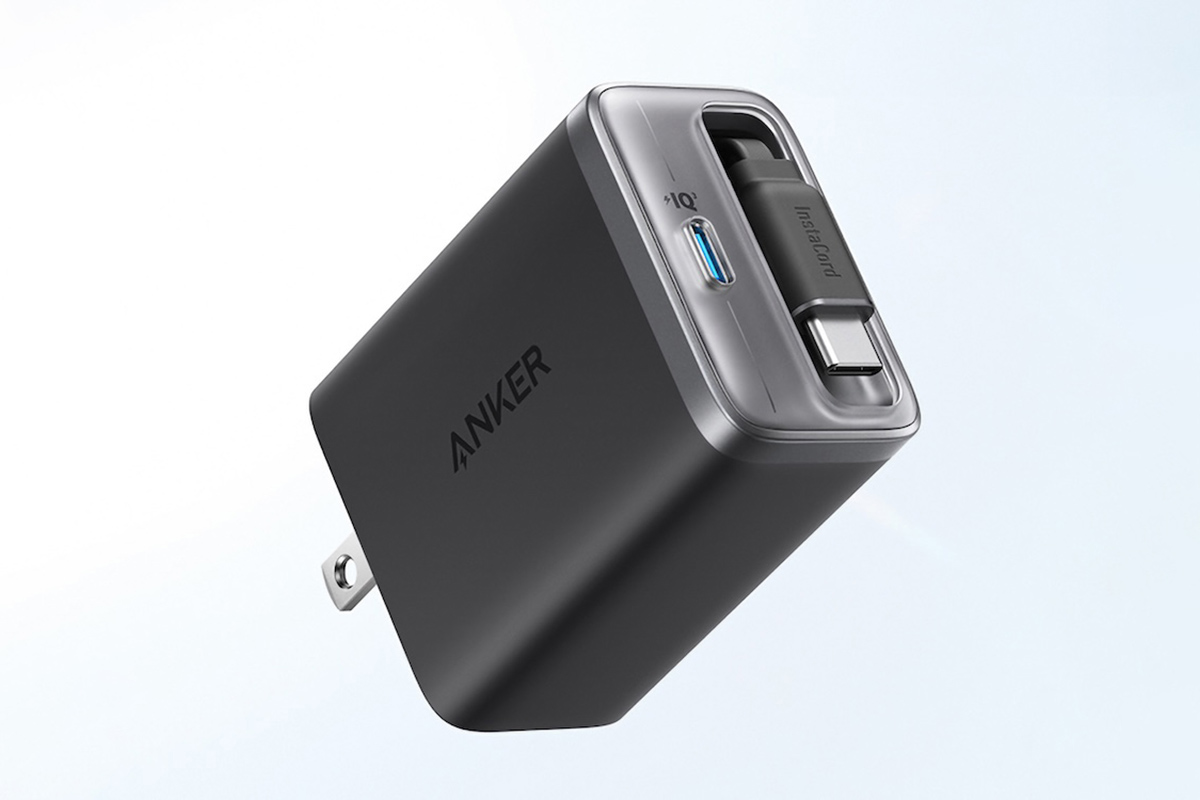 Anker Nano Charger(35W, Built-In 巻取り式 USB-Cケーブル)