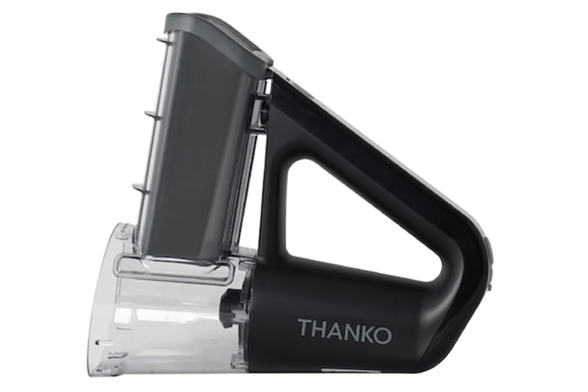 本格千切りキャベツも作れる電動スライサー オロスラ YKMC25HWH