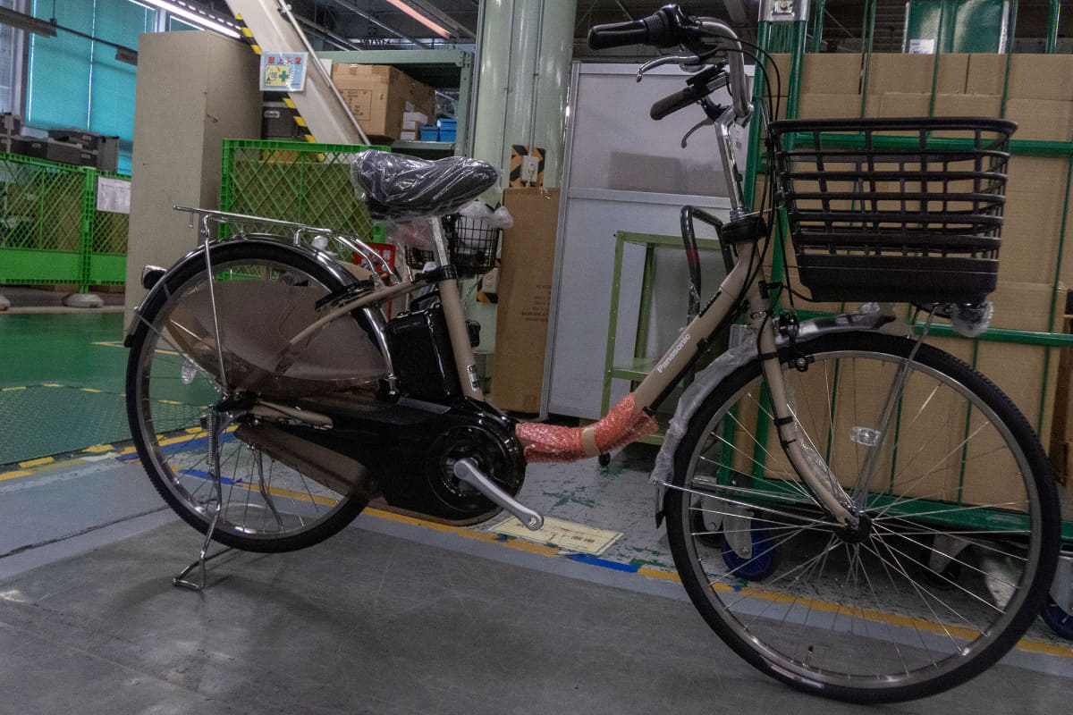 ペダルを装着すれば走れる状態で出荷されます