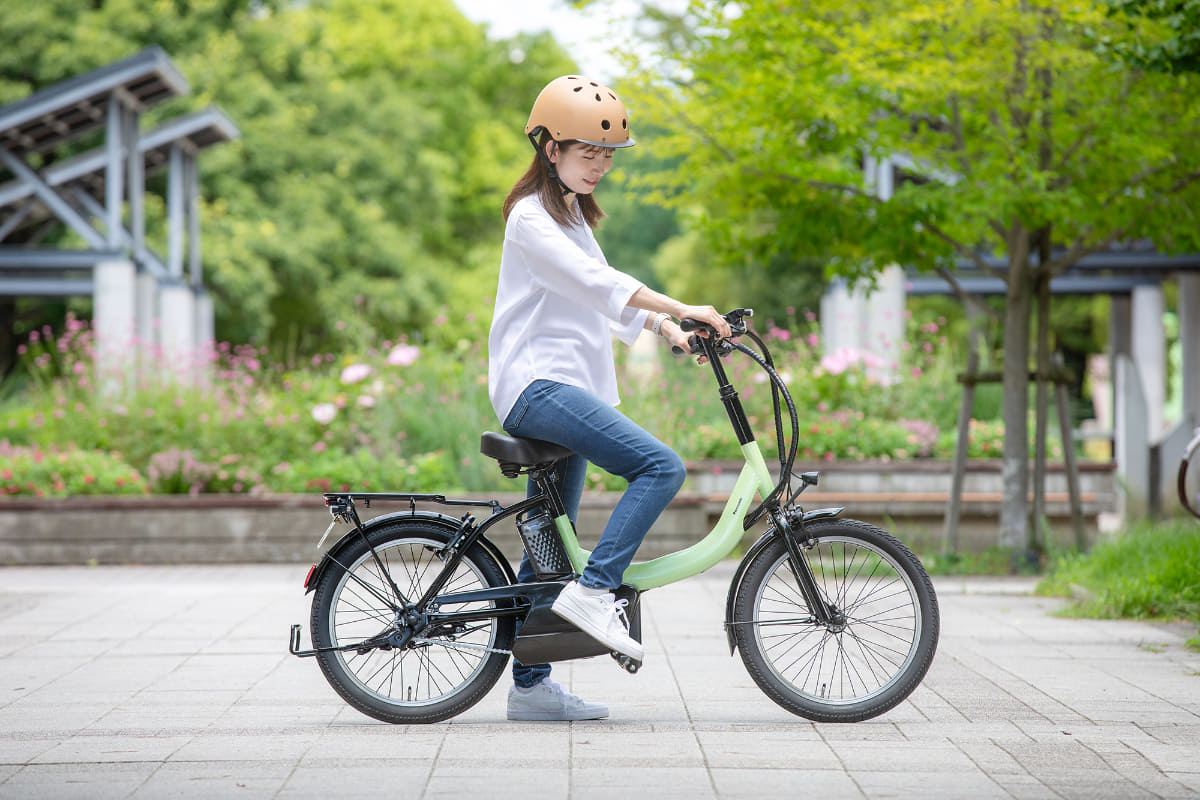 シティサイクルのように誰でも乗りやすいU字フレーム形状