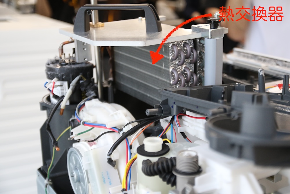 新品の状態の熱交換器