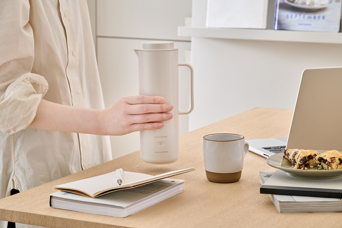 タンブラーのようにスリム