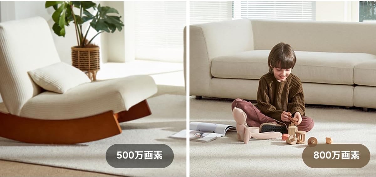 クリアな4K高画質映像