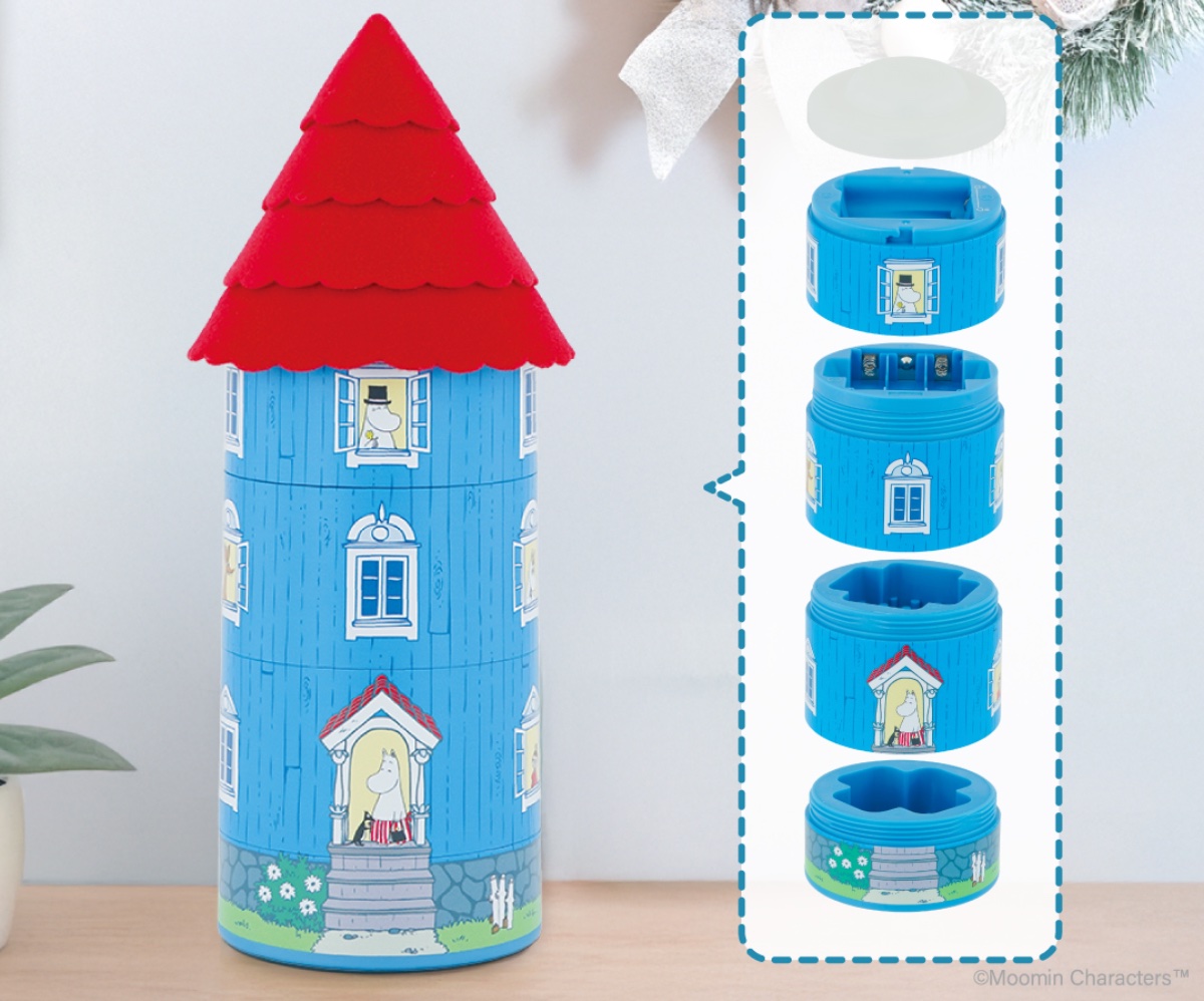 さまざまな機能を備えた4段式の電池ストッカー