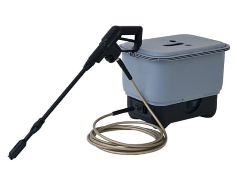 近くに電源水道なくても使える高圧洗浄機、山善 - 家電 Watch