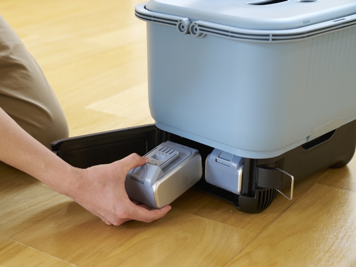 バッテリーでも長時間使用できる