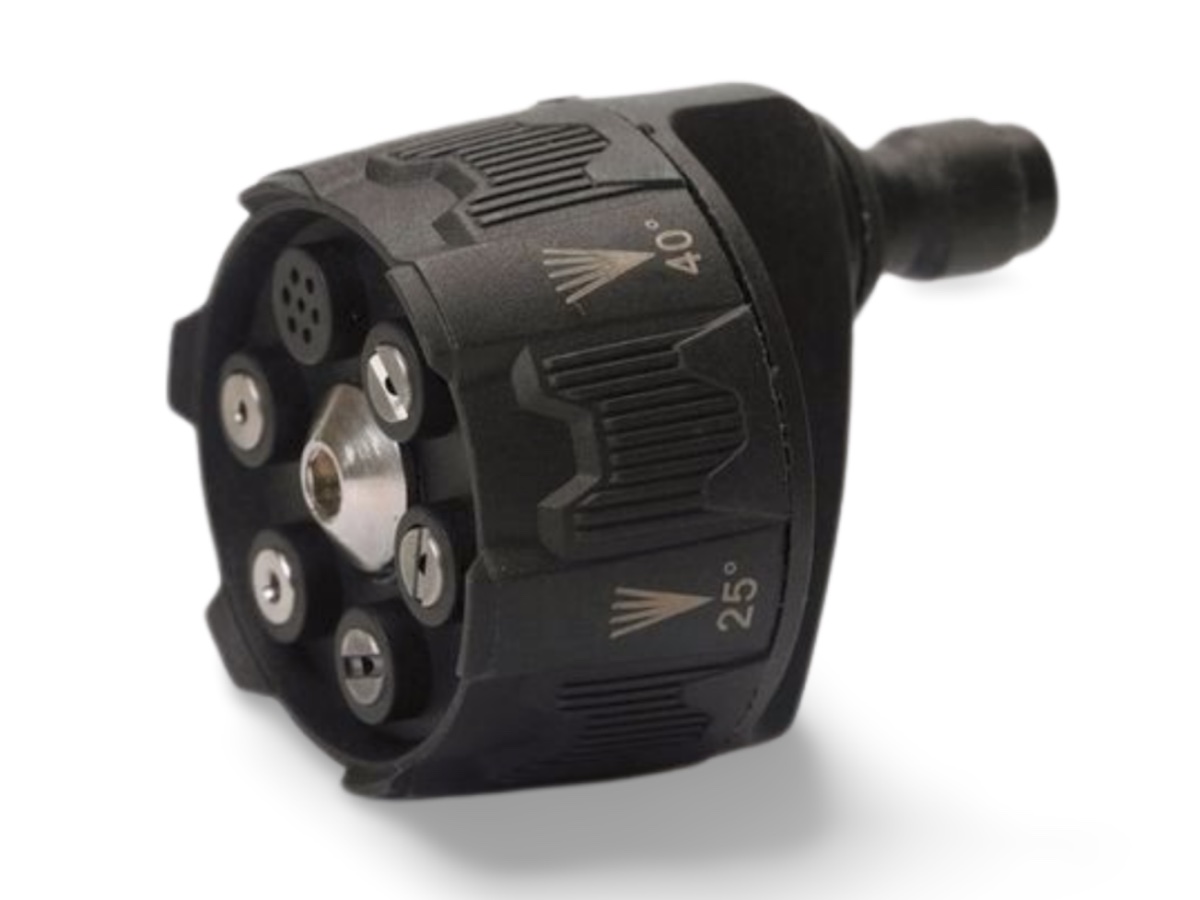 6in1マルチノズルを搭載。水流を6段階に調整できる