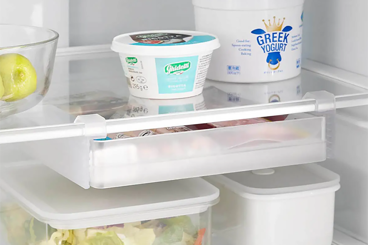 冷蔵庫中棚下高さ調節ラック タワー