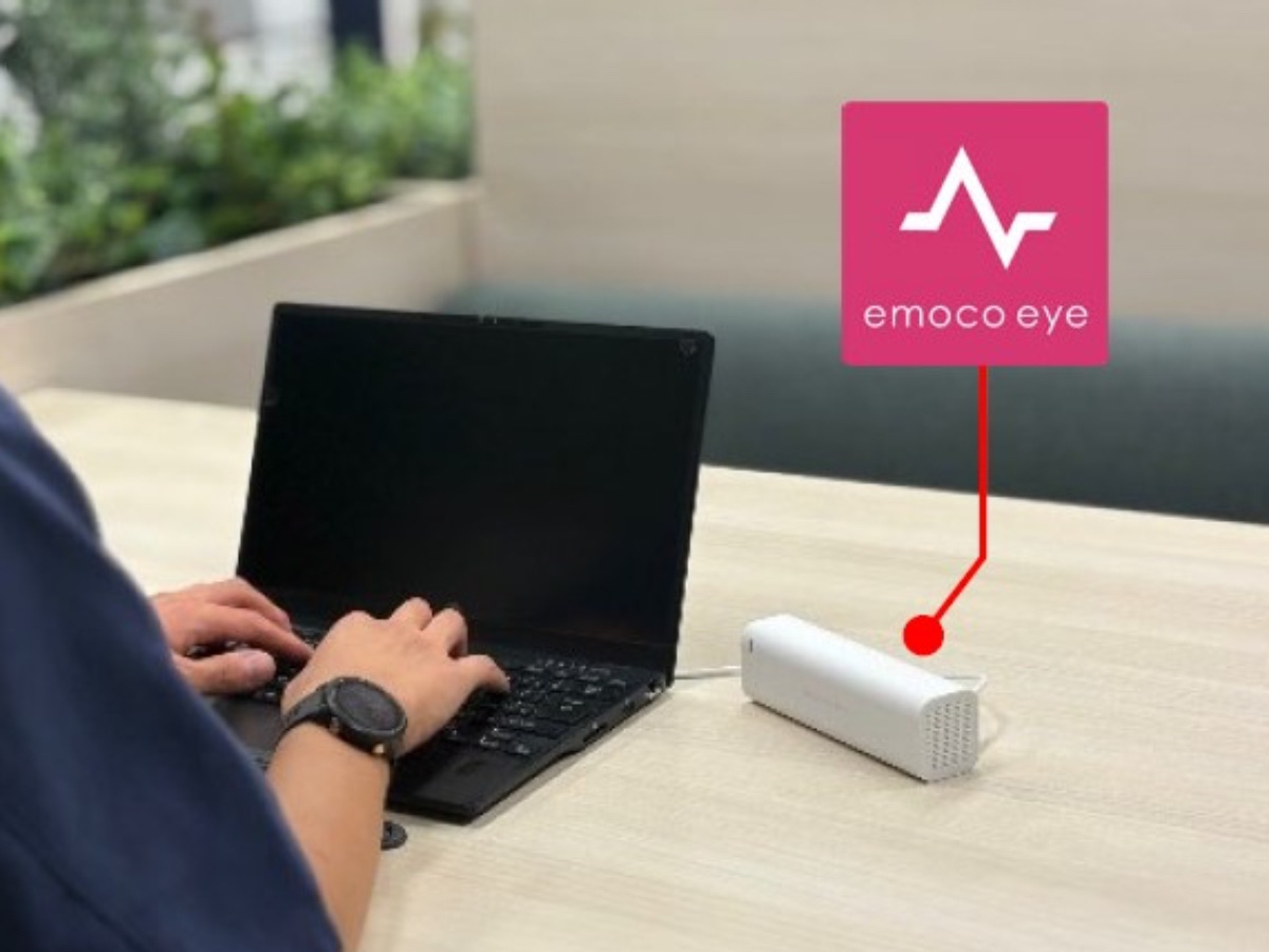 「エモコセンサーユニット」で集中度や眠気度などを可視化