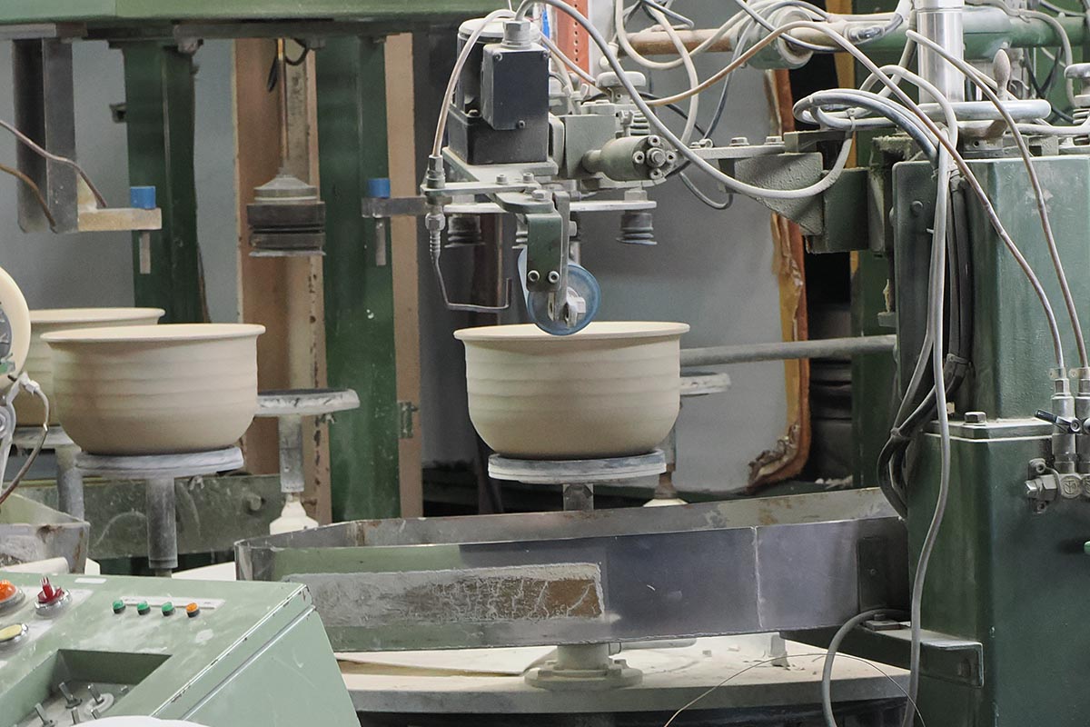 成型の過程は自動で行なう