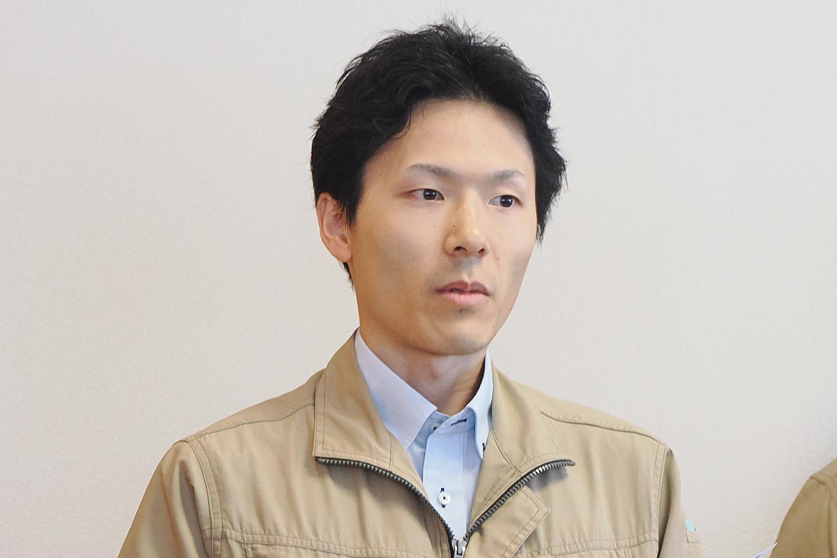 ミヤオカンパニーリミテドの営業・開発部 営業主任を務める廣田哲平さん