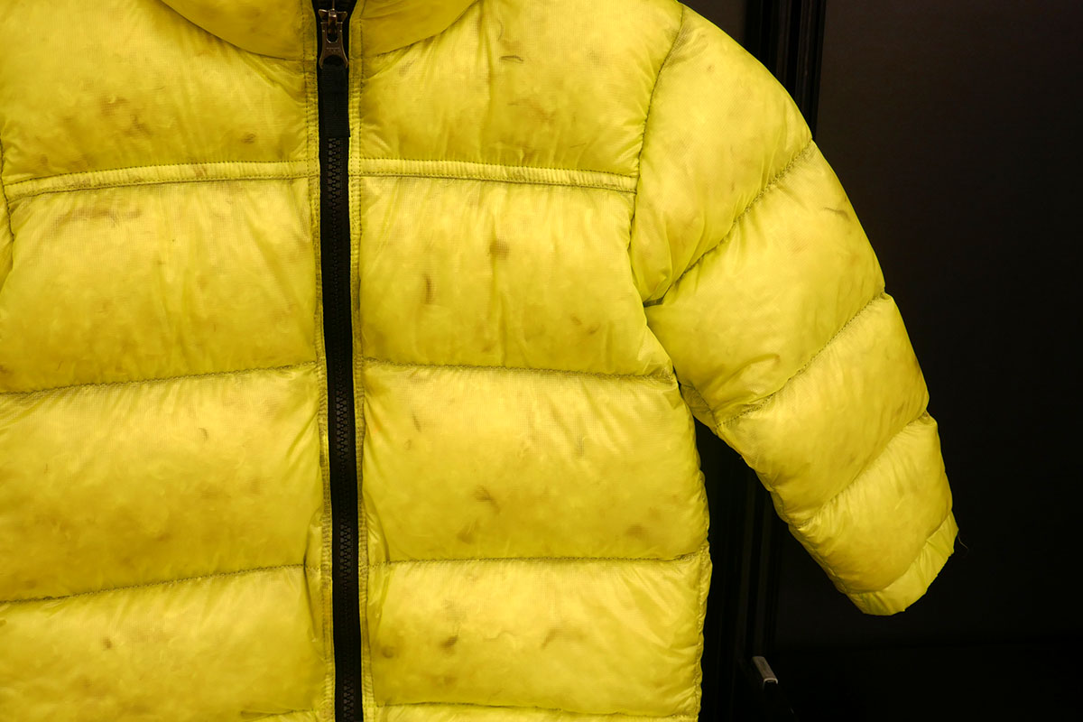 中わたの片寄りを防ぎながら洗えるのが「ダウンジャケットコース」の利点