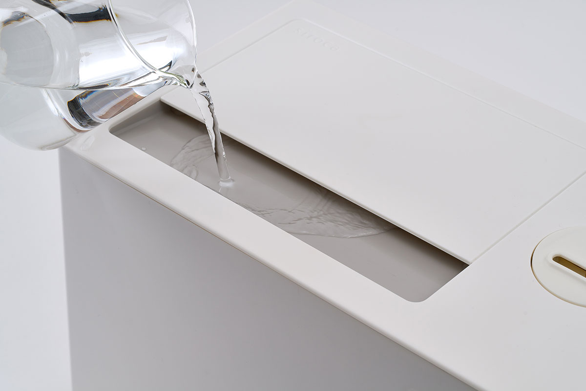 上部給水式を採用