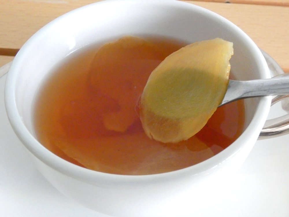 紅茶に入れると「しょうが紅茶」を楽しめる