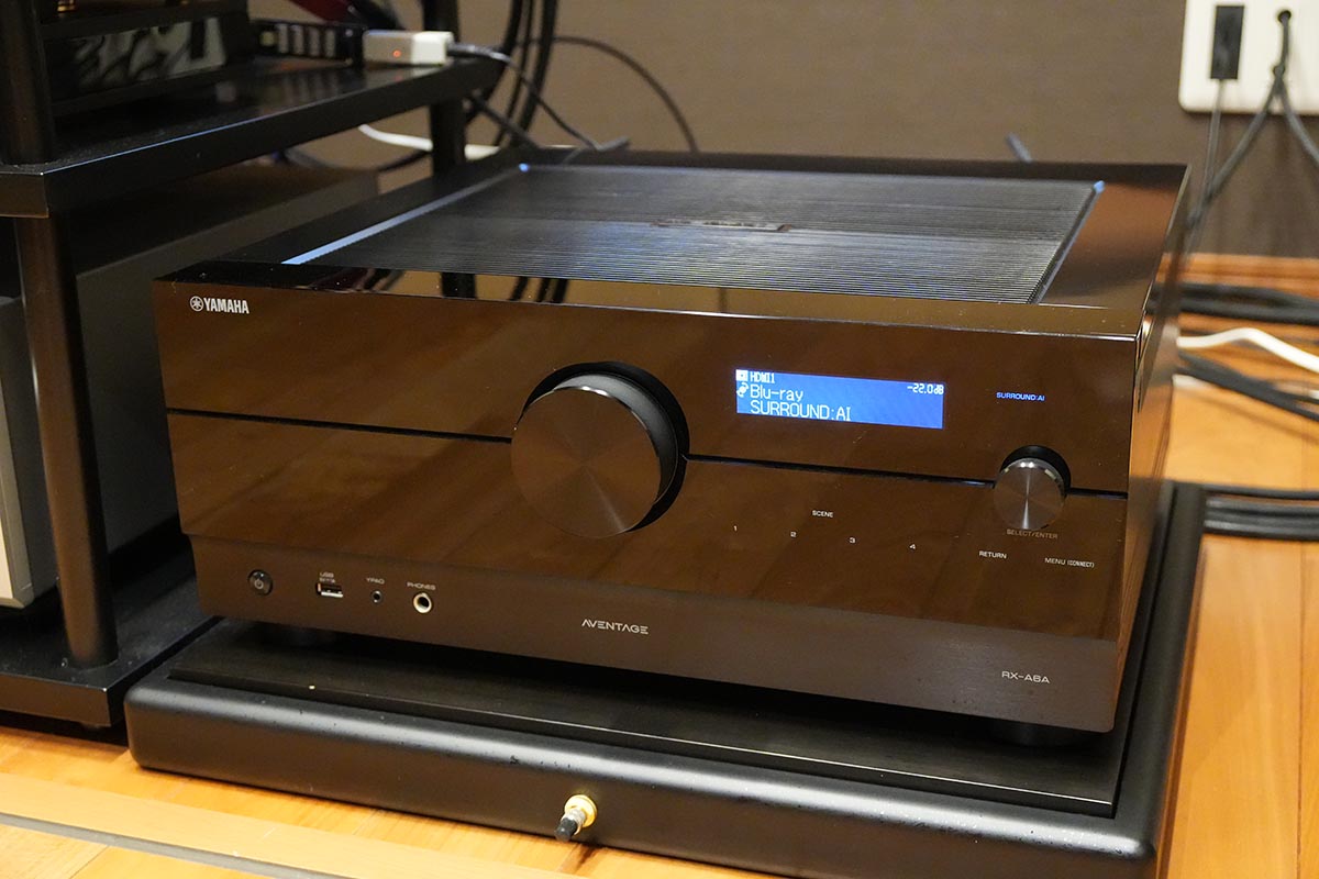 愛用するヤマハのAVアンプ