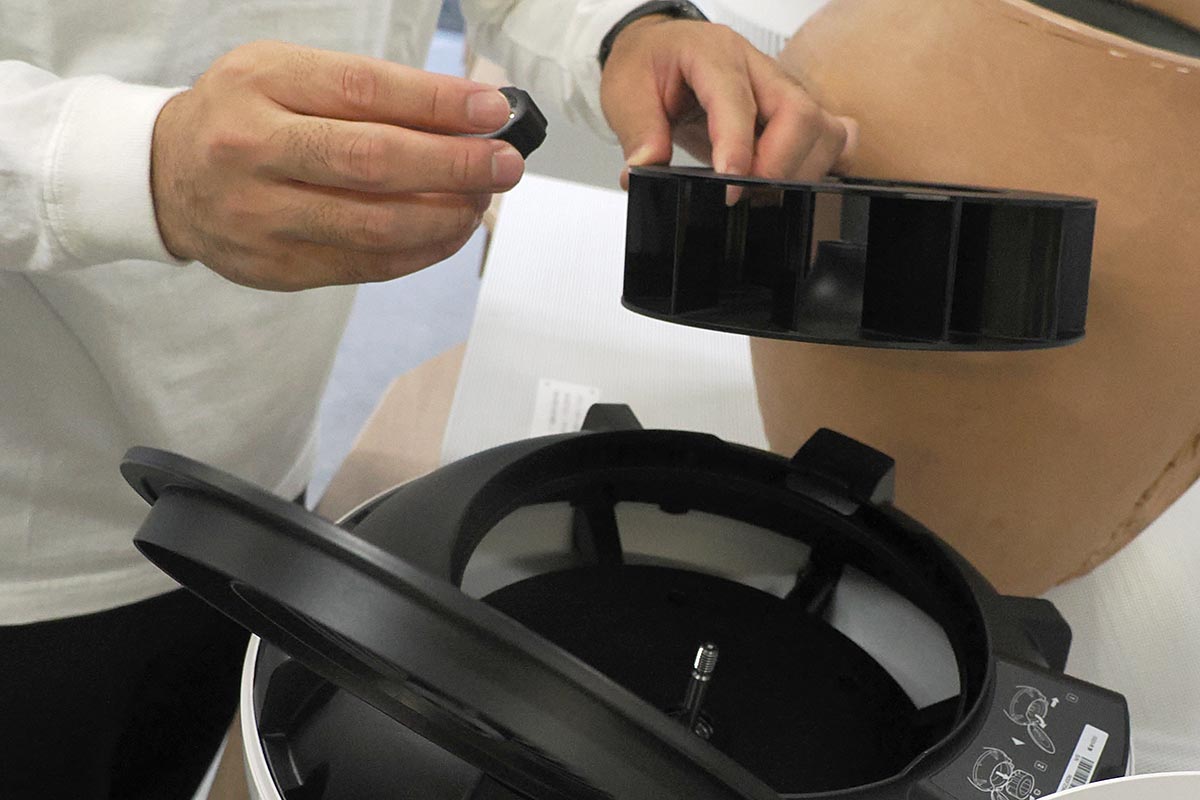 ファンを取り外して掃除できるようになった