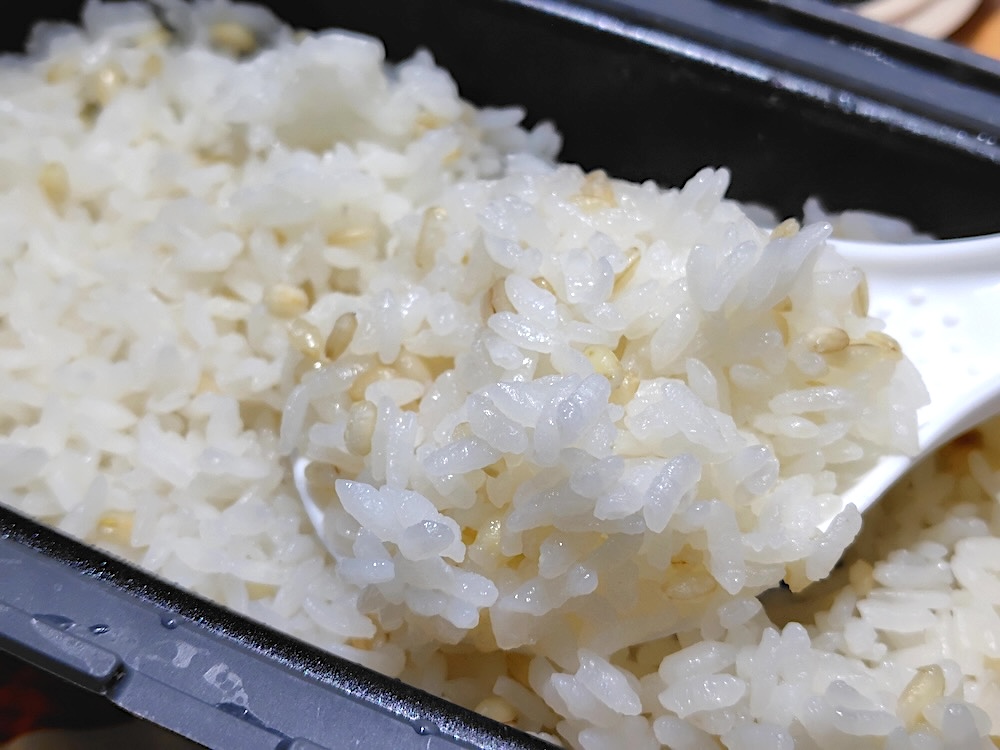 ややかたさはあったものの、ふっくらおいしいご飯が炊けた