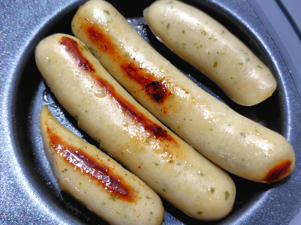 「ダブルプレート」を使った調理でも焼き目をつけられる