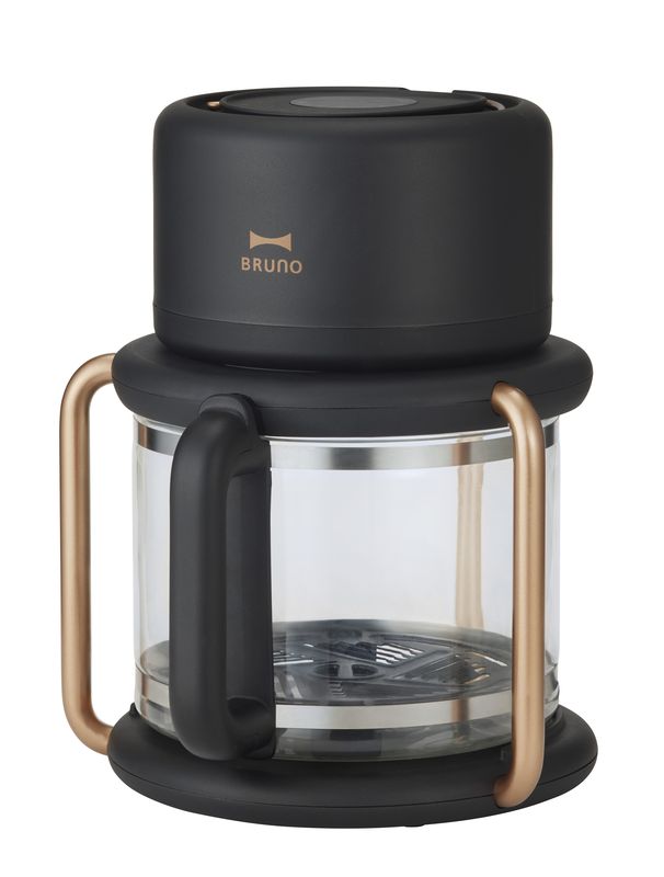 ガラスバスケットのため、調理中の様子が見える