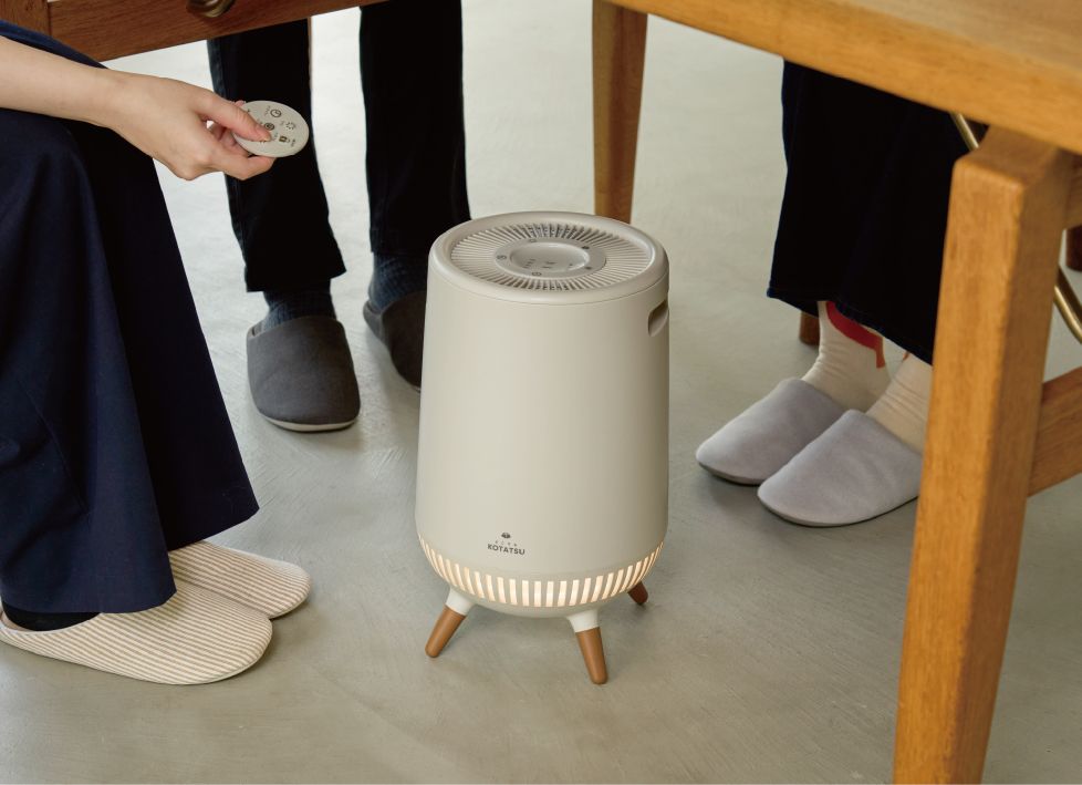 「どこでもこたつ 360°セラミックヒーター ADK-365R」