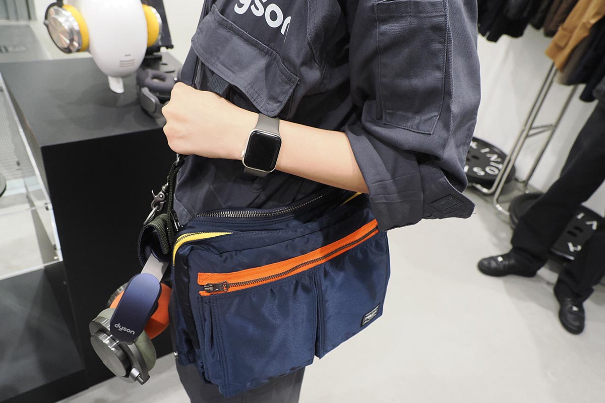 Dyson OnTrac | PORTER limited-edition headphones and shoulder bag