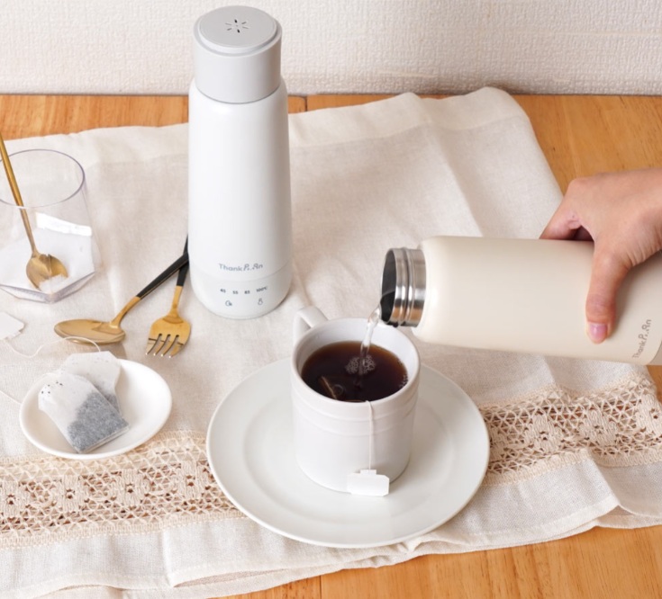 沸騰後はそのまま保温できる