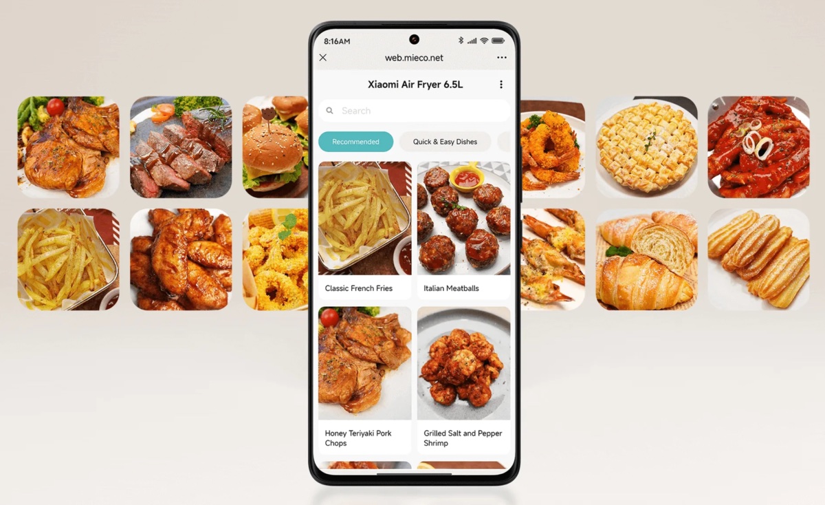 101種類の多彩なオンラインレシピを用意
