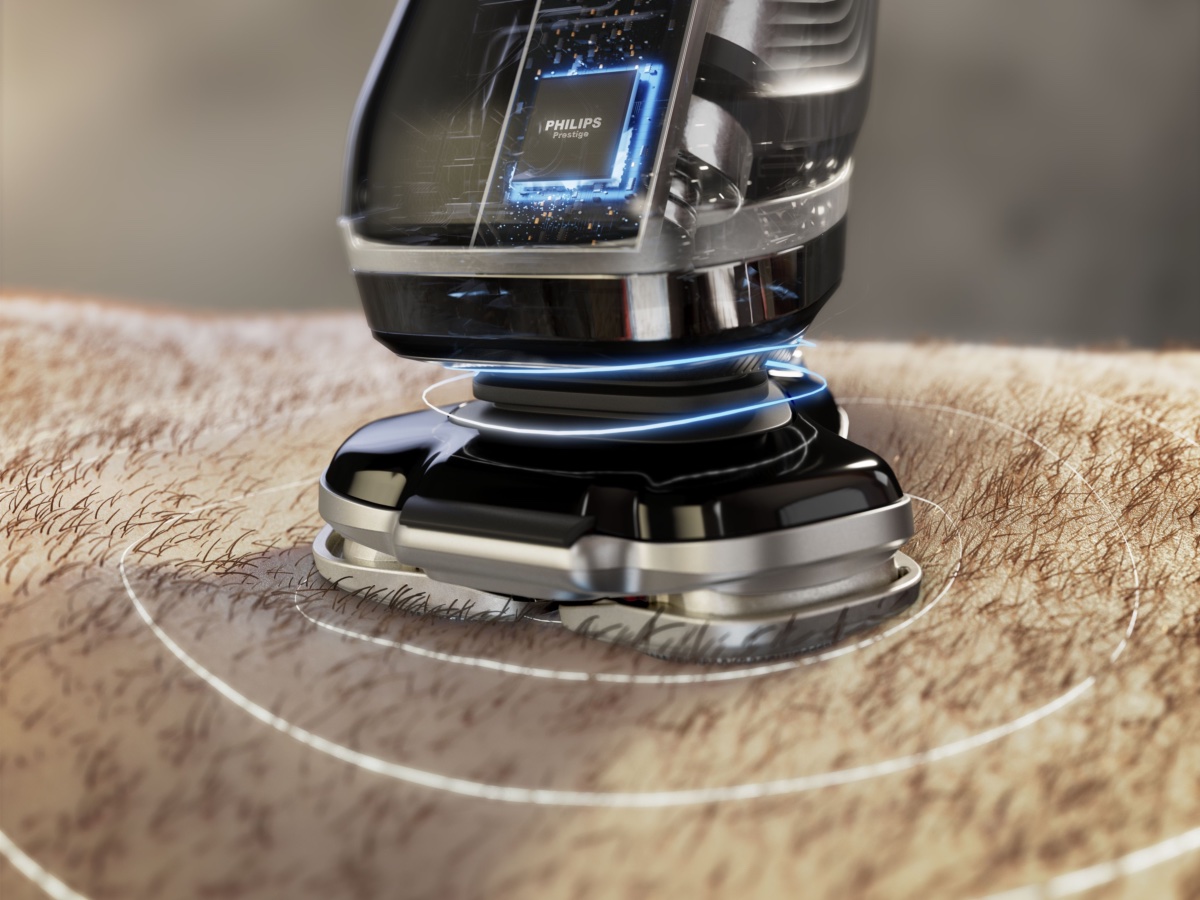 ヒゲの濃さに合わせて自動でパワーを調節