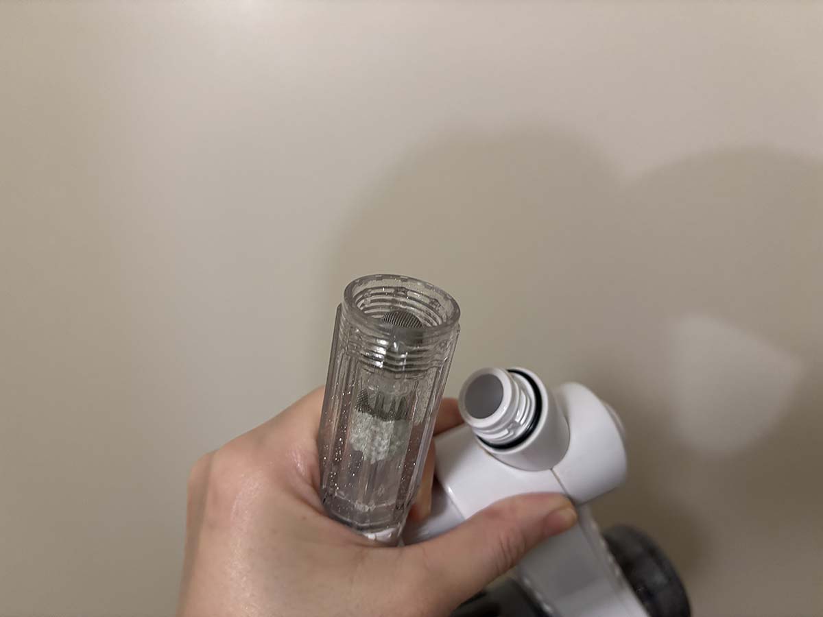 ストレーナーをトルネードスティックに装着