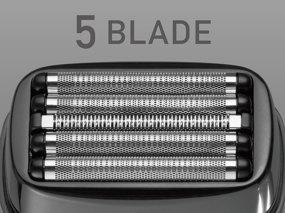 往復式の5枚刃を採用