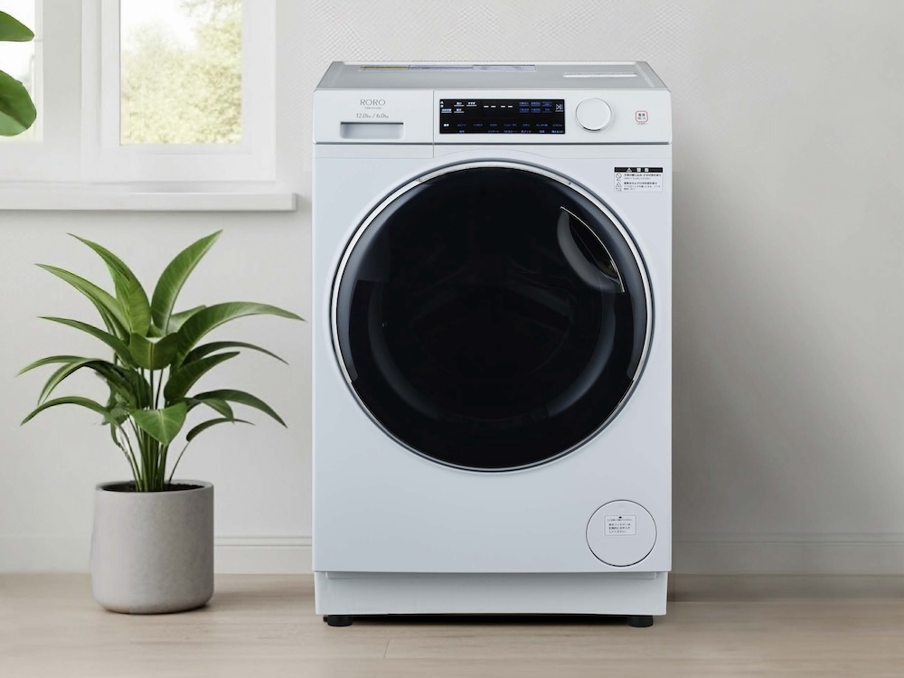 ヒートポンプドラム式洗濯乾燥機「RORO YWM-YV120N」