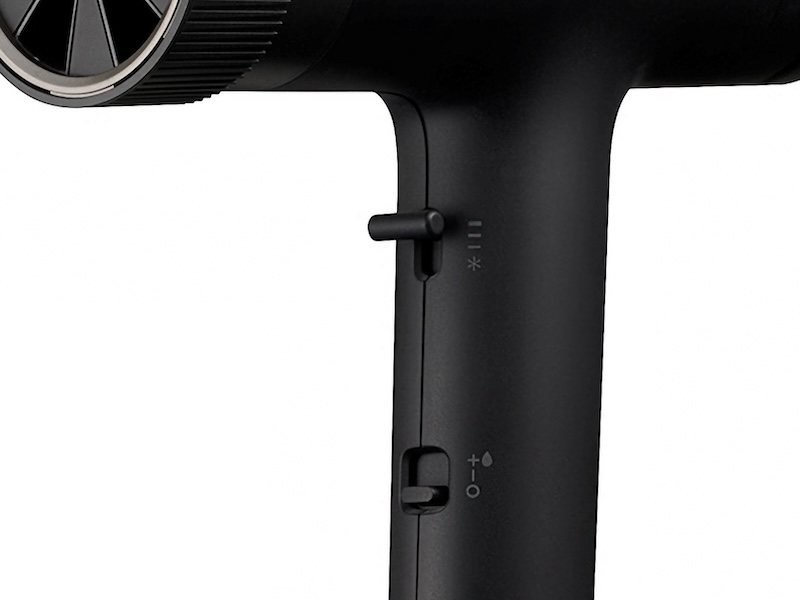 温度切替スイッチと電源スイッチ(イオンのON/OFF)