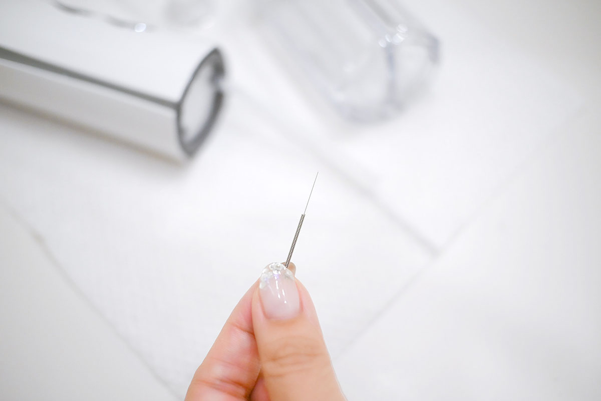 クリーニングワイヤーは、なくしそうな付属品No.1! 注意して使いましょう