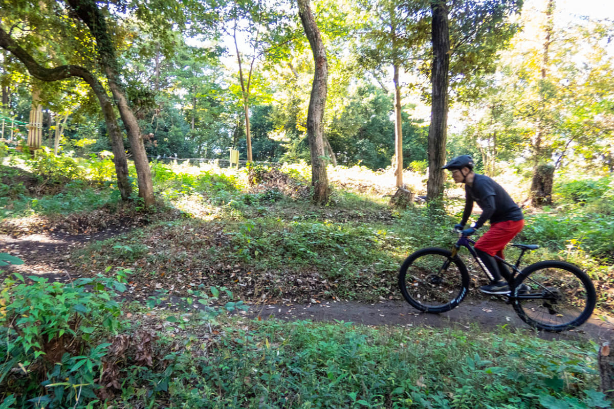 上りもぐいぐいと駆け上がっていける