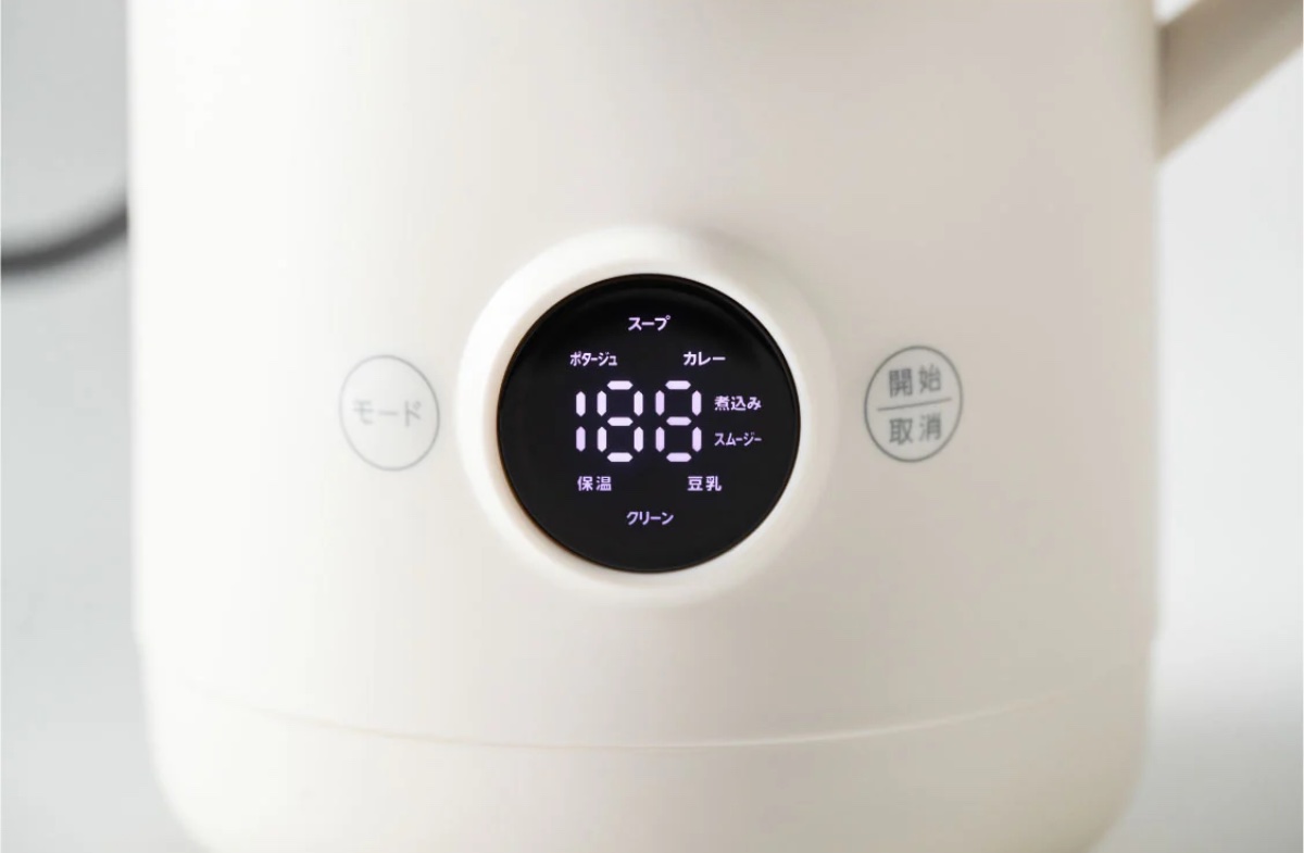 デジタル表示付きで操作も簡単