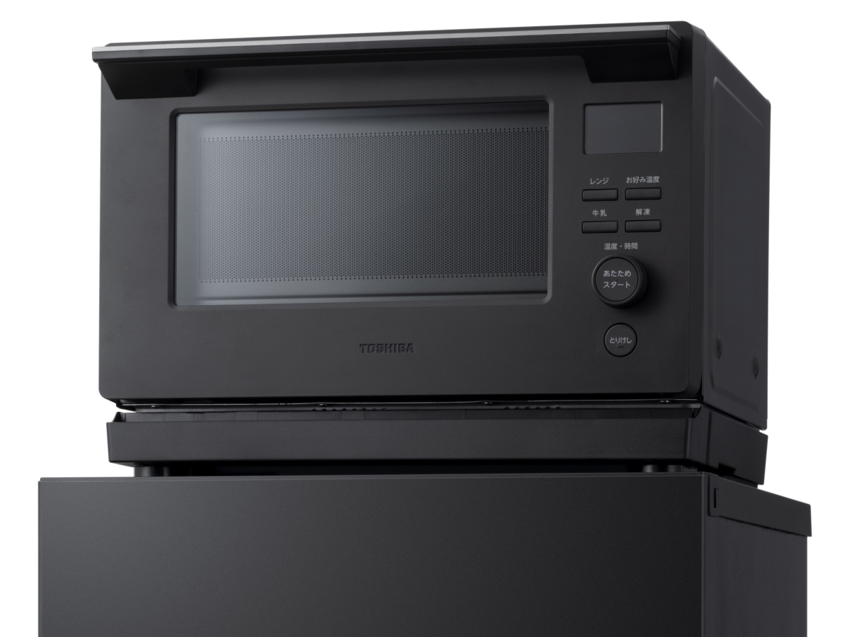 トップは耐熱仕様で電子レンジも置ける