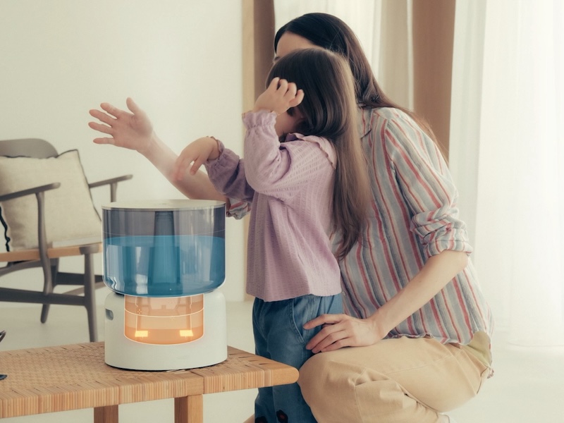 加熱するのは約70℃までなので、火傷の心配は少ない