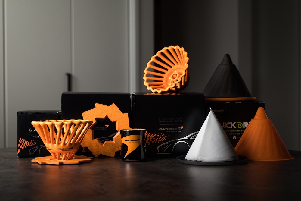 レーシングカーブランド「McLaren(マクラーレン)」とコラボレーションしたコーヒーアイテム