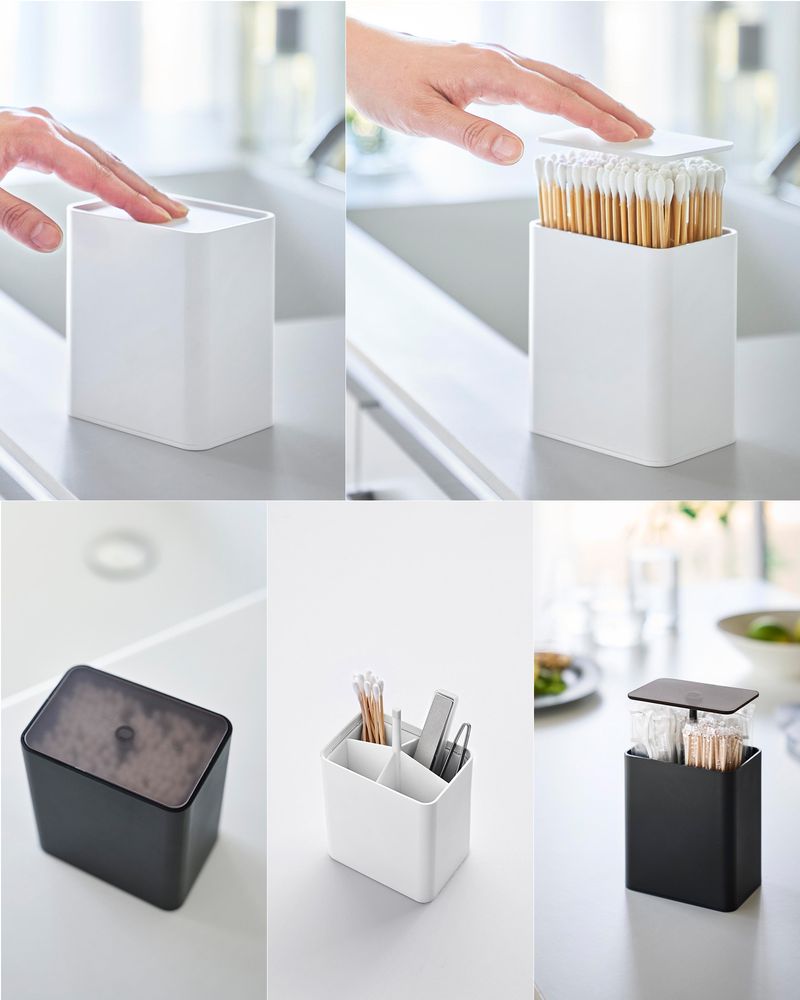 ポップアップ式綿棒ケース タワー