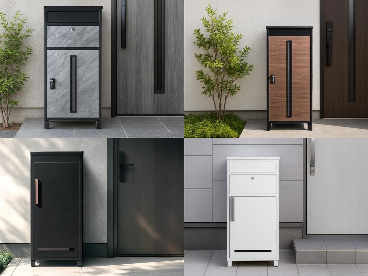 「スリット窓」付き宅配ボックス