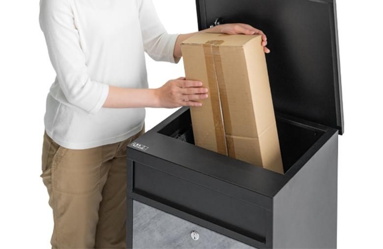 大型の荷物を複数投函できる