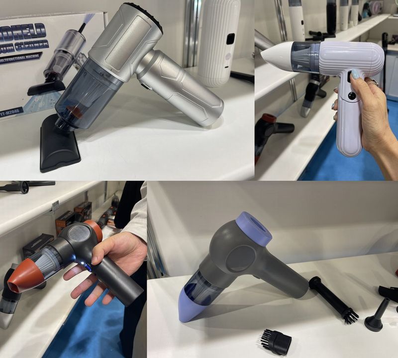 OEMを主に行っているYEAH VACのハンディクリーナーの新モデル。これからの主流はガンタイプのようだ